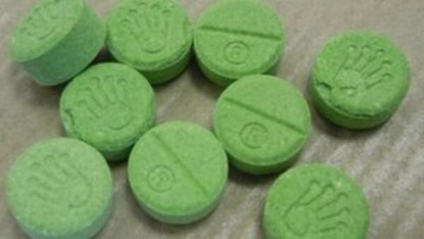 Green ecstasy pills